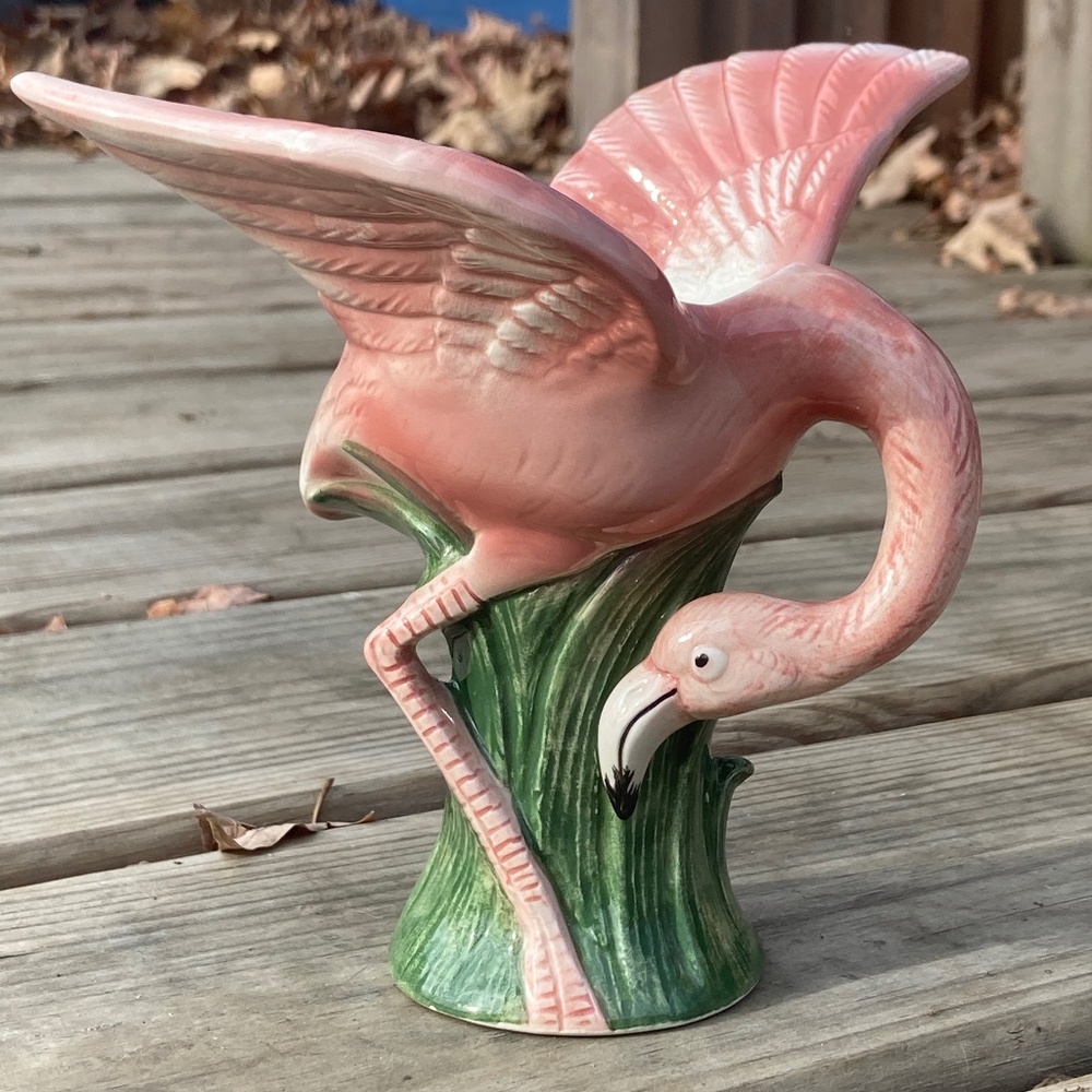Fitz & Floyd flamingo votive holder